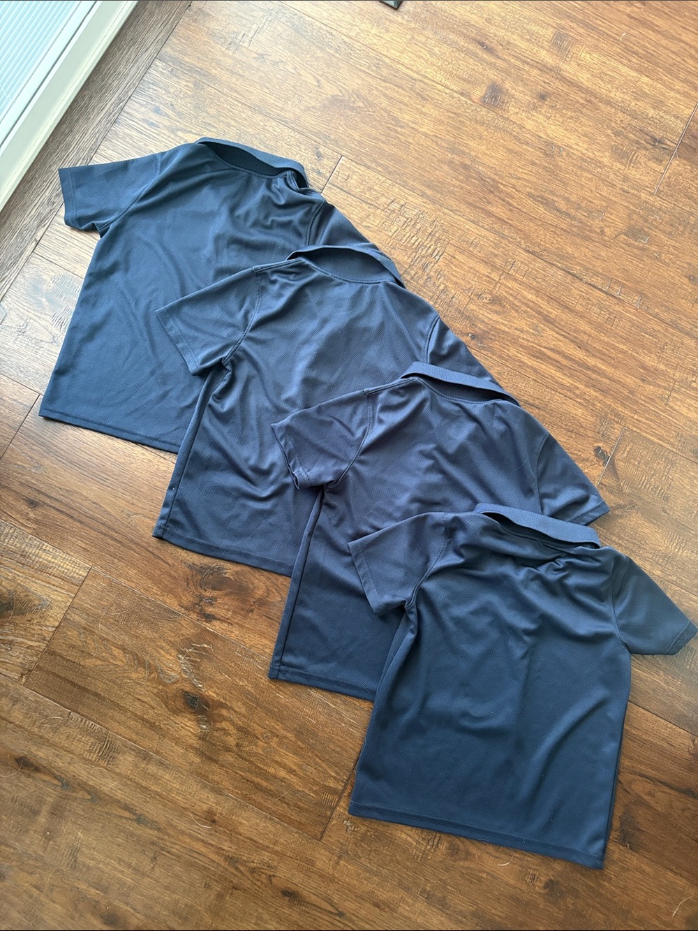 Set of 4 - Boys Short-Sleeve Polo - Navy - Cat & Jack - Technic Uniform - Picture 3 of 4